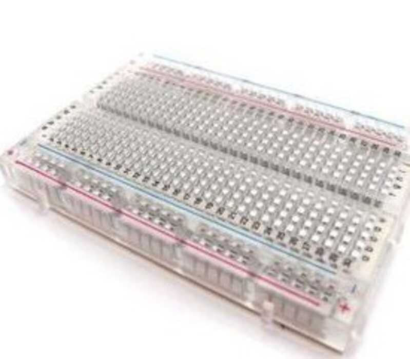 ☑♥ Transparent 400 Holes Mini Breadboard (Transparent) 83X55 mm ...