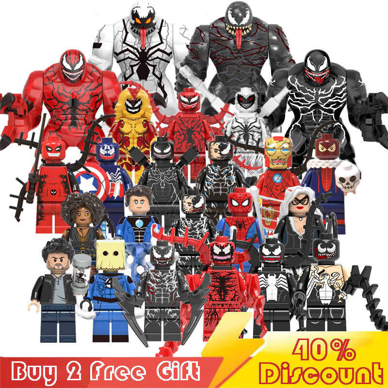 Venom Building Blocks Toy Symbiote Massacre Scream Riot Carnage Movie ...