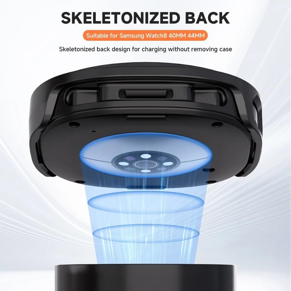 PC Case+ Silicone Strap for Samsung Galaxy Watch 8 40mm 44mm Sport ...