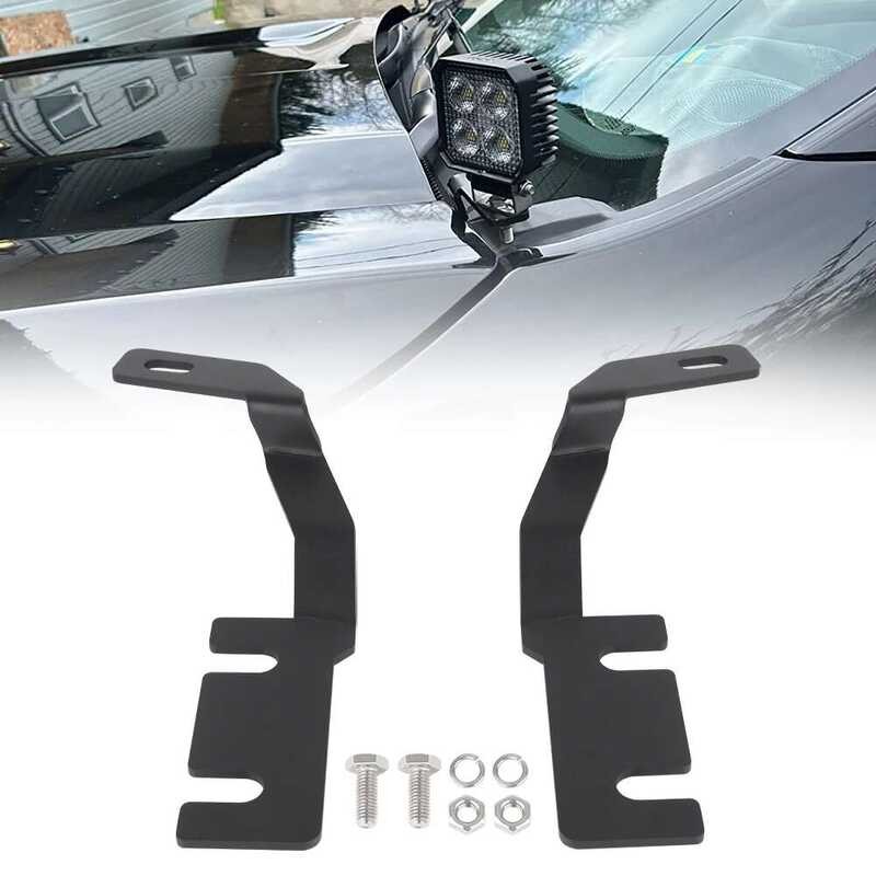 X Upper LED Pod Light Mounting Brackets For 2019-2022 Ford Ranger ...