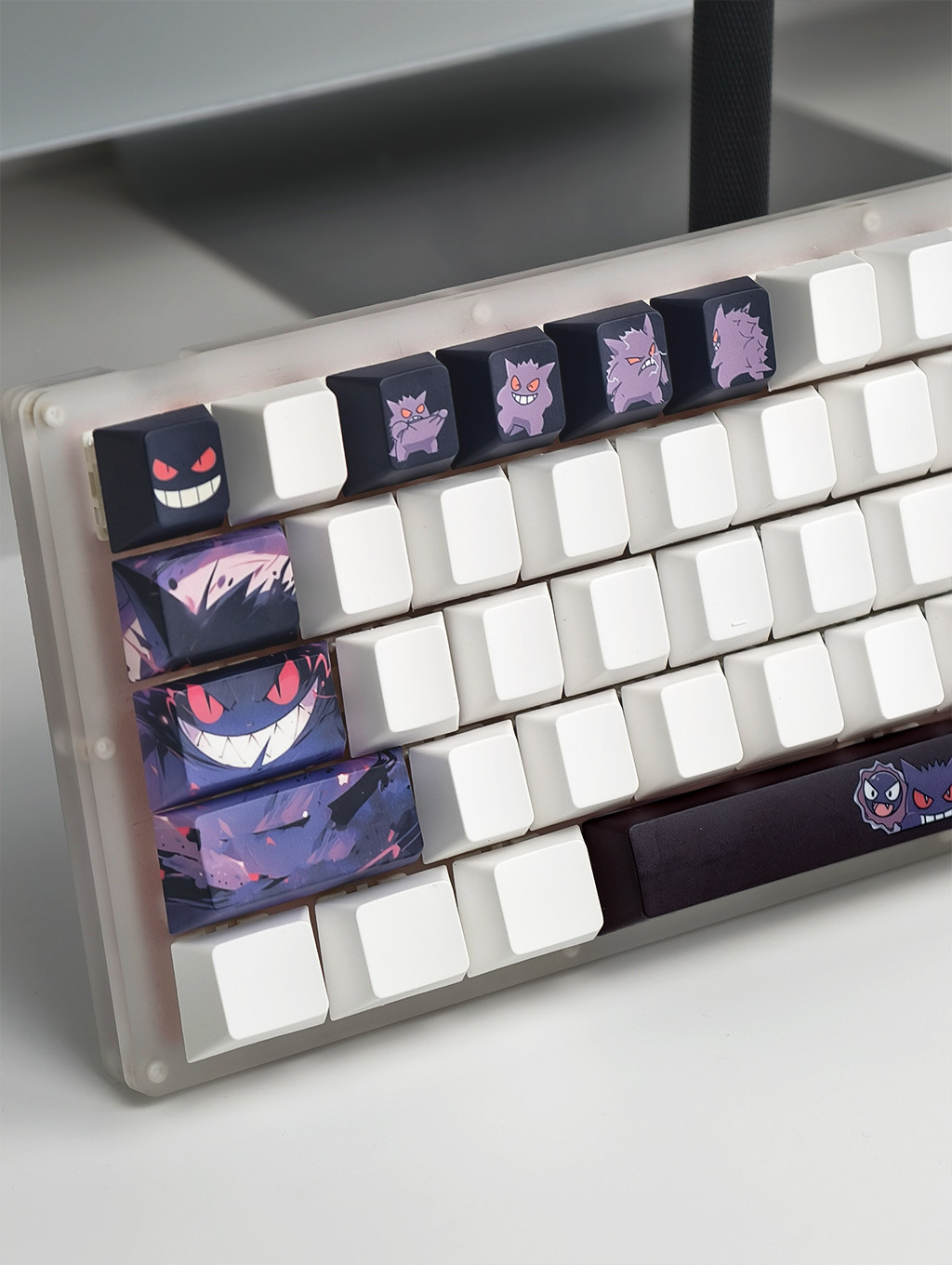 Gengar Keycaps 12pcs Cherry Profile PBT Dye Sublimation Mechanical ...