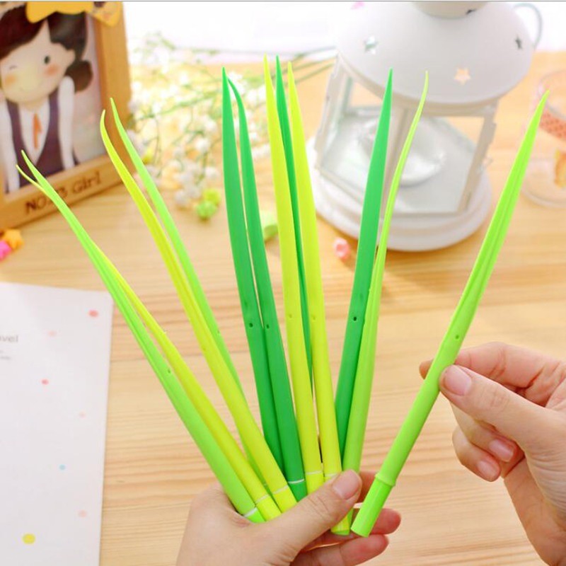 3pcs / More Cute Office Decoration Soft Rubber Plant Flower Pen Design