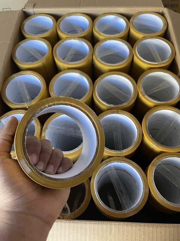 1 YIYANG BOX 72Rolls Packaging Tape Tapes Brown / Tan - 2 Inches X 50 ...