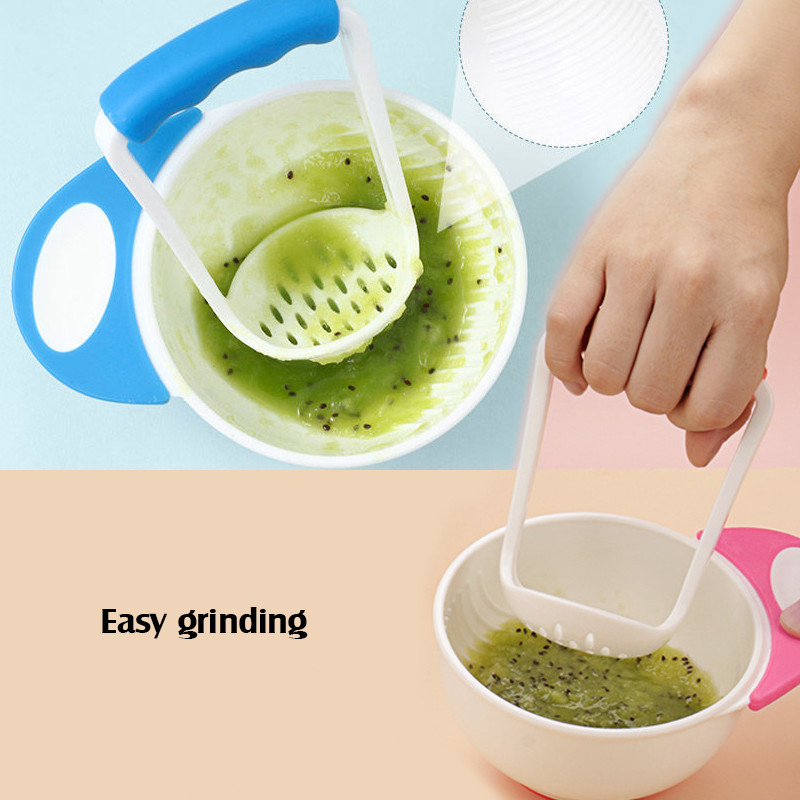 Baby Food Maker Food Masher 2 in 1 Serve Food Mills Bowl Set Manual ...