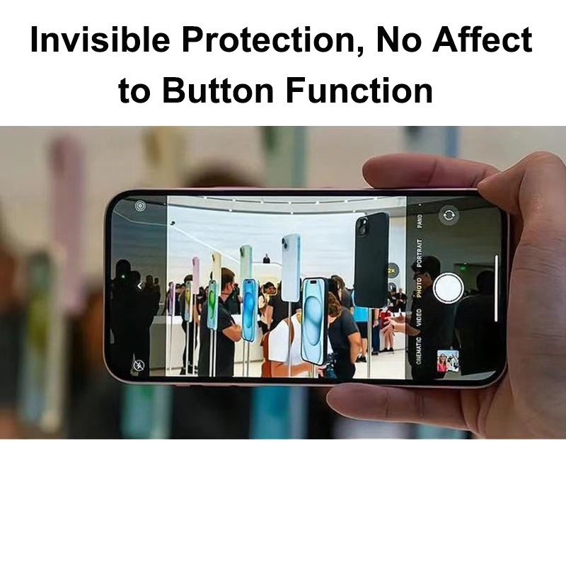 Tempered Glass Camera Control Button Sticker Compatible for iPhone 16