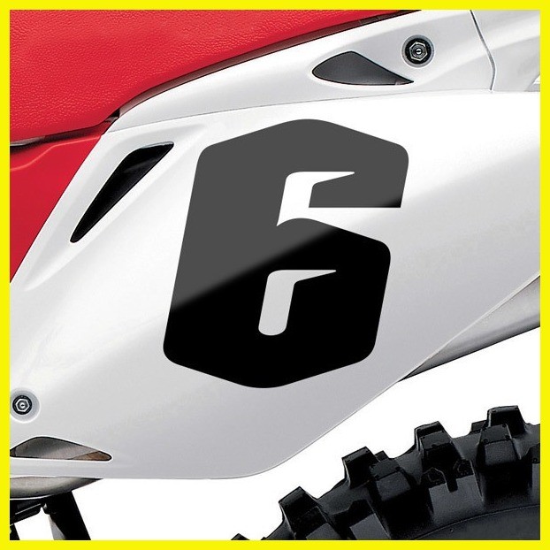 Racing Number Premium Weatherproof Decal Sticker 3.5 inches | Shopee ...