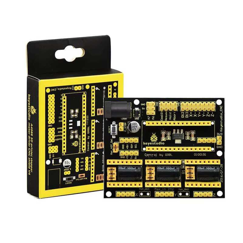 Keyestudio A4988 3D Printer Stepper Motor Driver CNC Shield V4 For ...