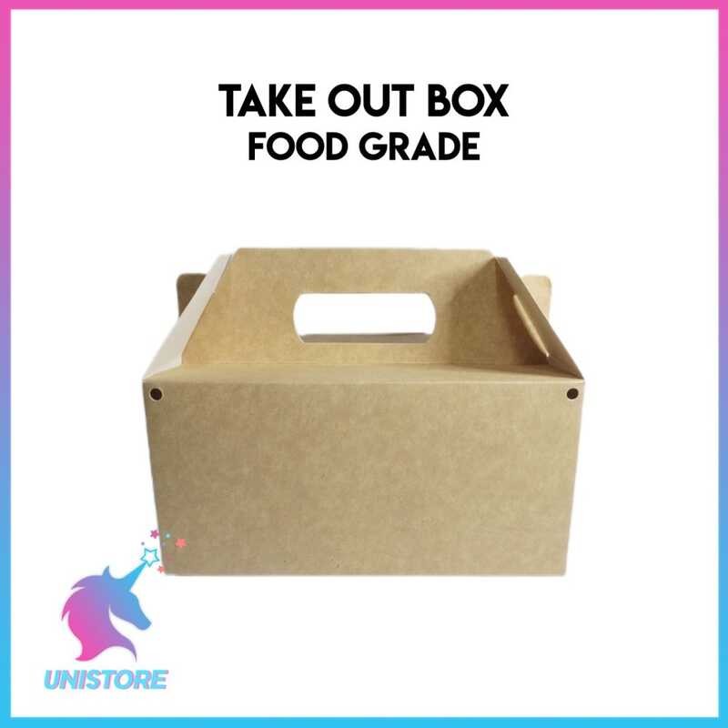 Two Way Take Out Box with & without Handle | Shopee Philippines