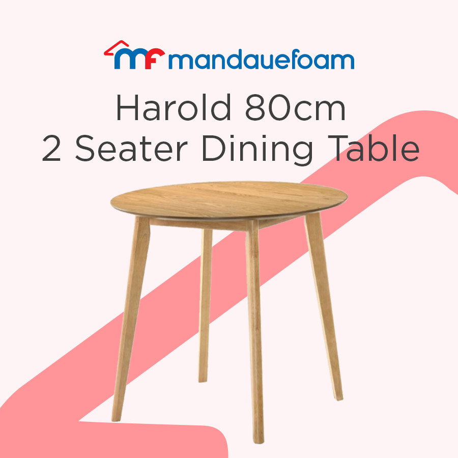 Mandaue Foam Harold 80cm 2 Seater Dining Table | Shopee Philippines