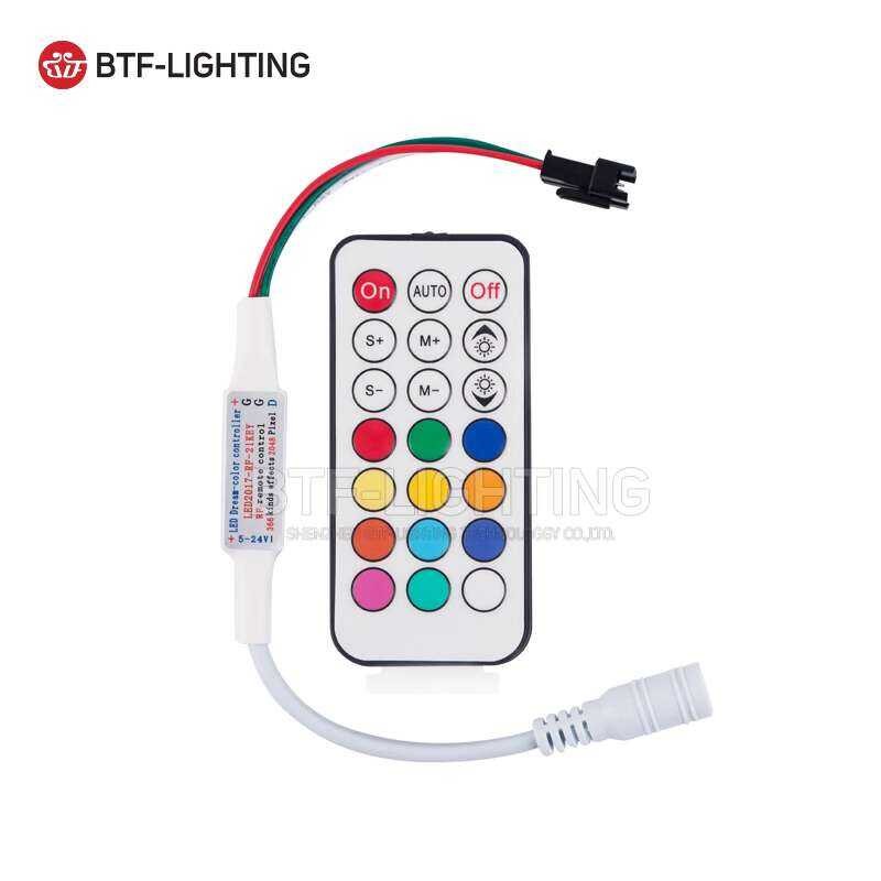 LED Color Changing WS2811/2812/1903/16703 Chip Infrared Wireless Remote ...