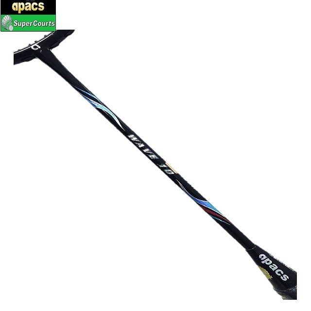 Apacs Wave 10 No String Badminton Racket -Black/Blue(1pcs) | Shopee ...