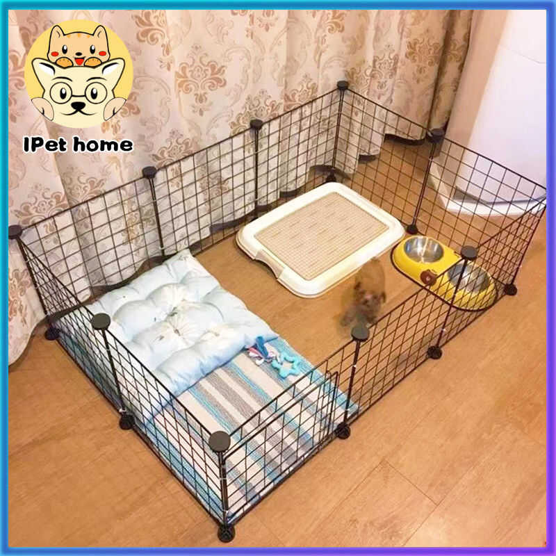 DIY Large Size Stackable Cat Rabbit Cage Dog Cages & Crates Metal Wire ...