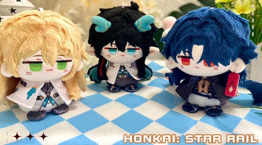 Honkai: Star Rail Dan Heng Luocha Blade Keychain Key Ring Plush plushie ...