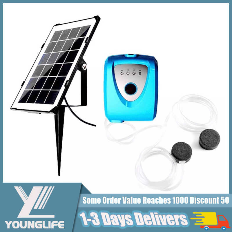 Picture of Generator Oxygen EES Solar Set Aquarium Fish Tank Outdoor Pond Swimming ...