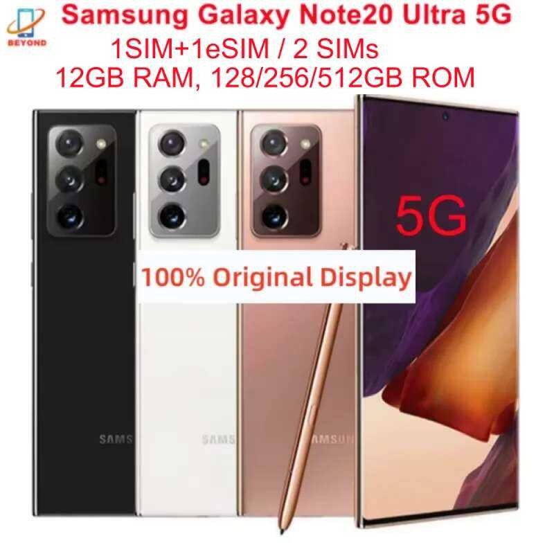 A Samsung Galaxy Note 20 Note20 Ultra 5G N986u1 N986b N986n N9860 6.9 ...