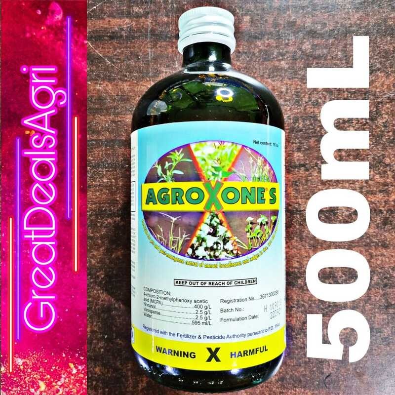 F98 AGROXONE (500Ml) Grass KILLER MCPA HERBICIDE BY JARDINE ...