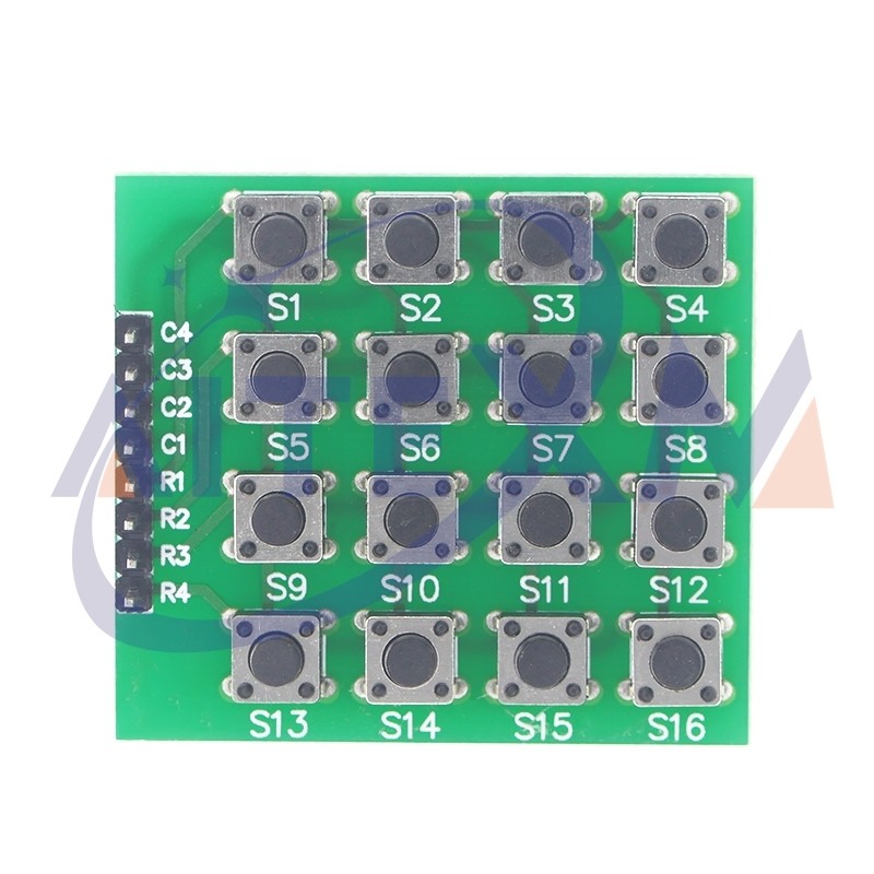 8 Pins 4x4 4*4 Matrix 16 Keys Button Keypad Keyboard Breadboard Module ...