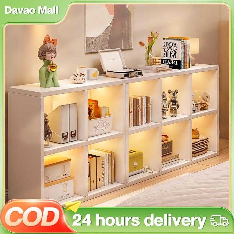 Dm1-Multipurpose Grid Rack DIY Bookshelf Wooden Book Storage Bookcase ...