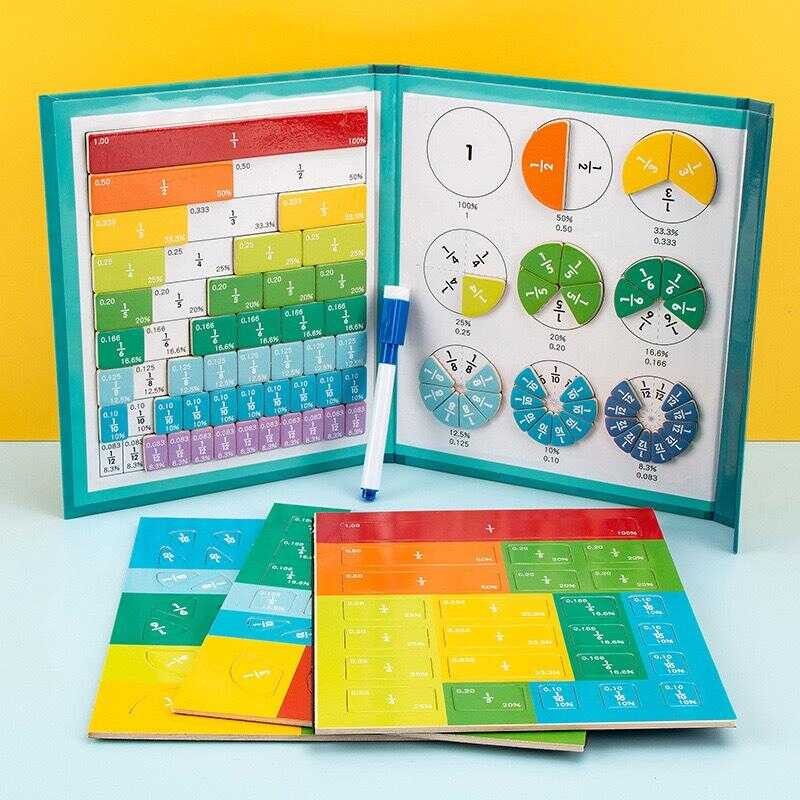 Educational For Kids Children Magnetic Math Learning Toys Wooden ...