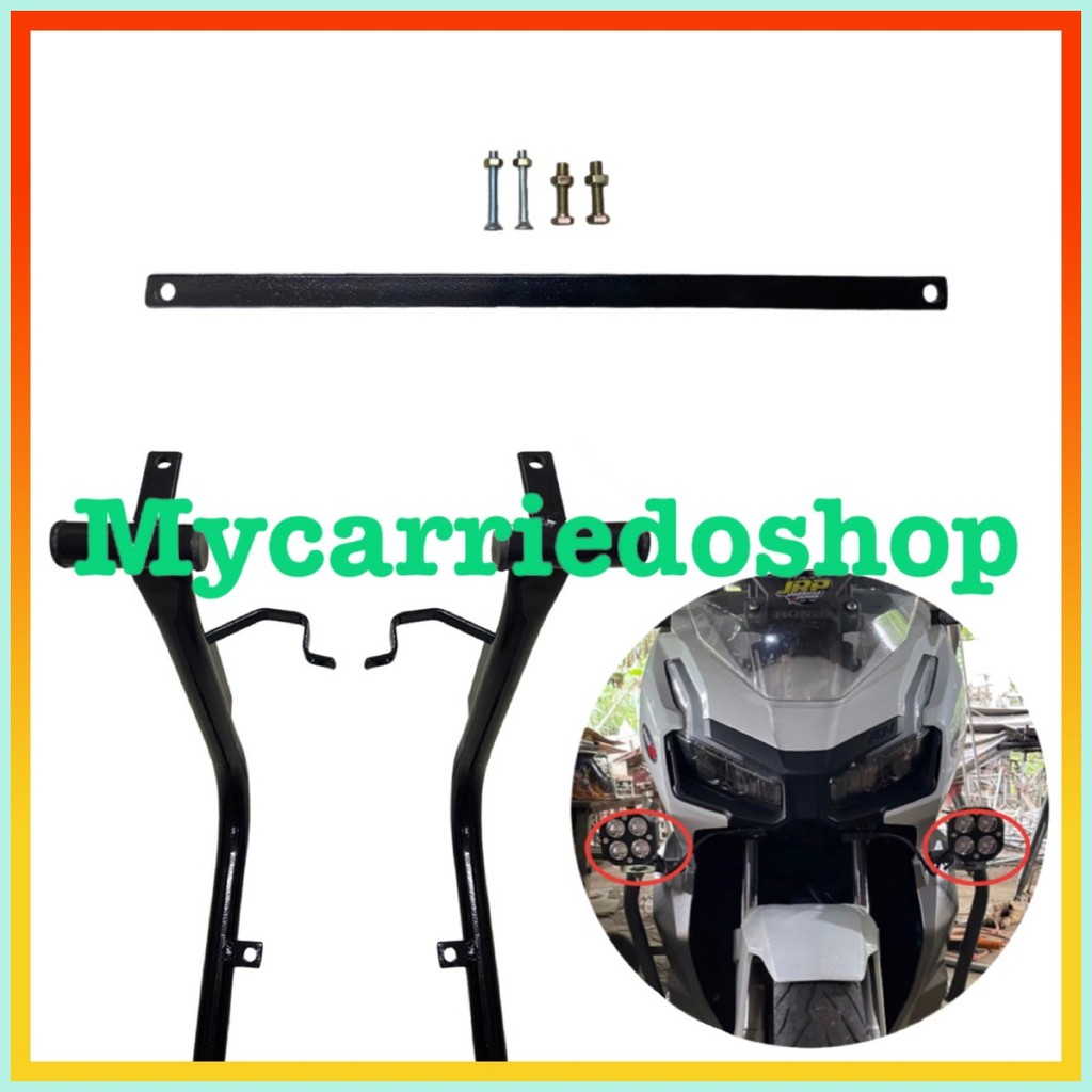 Motorcycle Half Crash Guard Pair For Honda Click V3 Good Quality Made ...