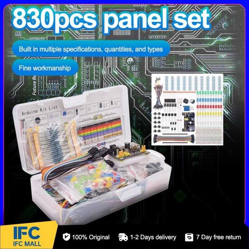 IFC MALL 830 Breadboard Set Tie-Points Electronic Component Basic ...