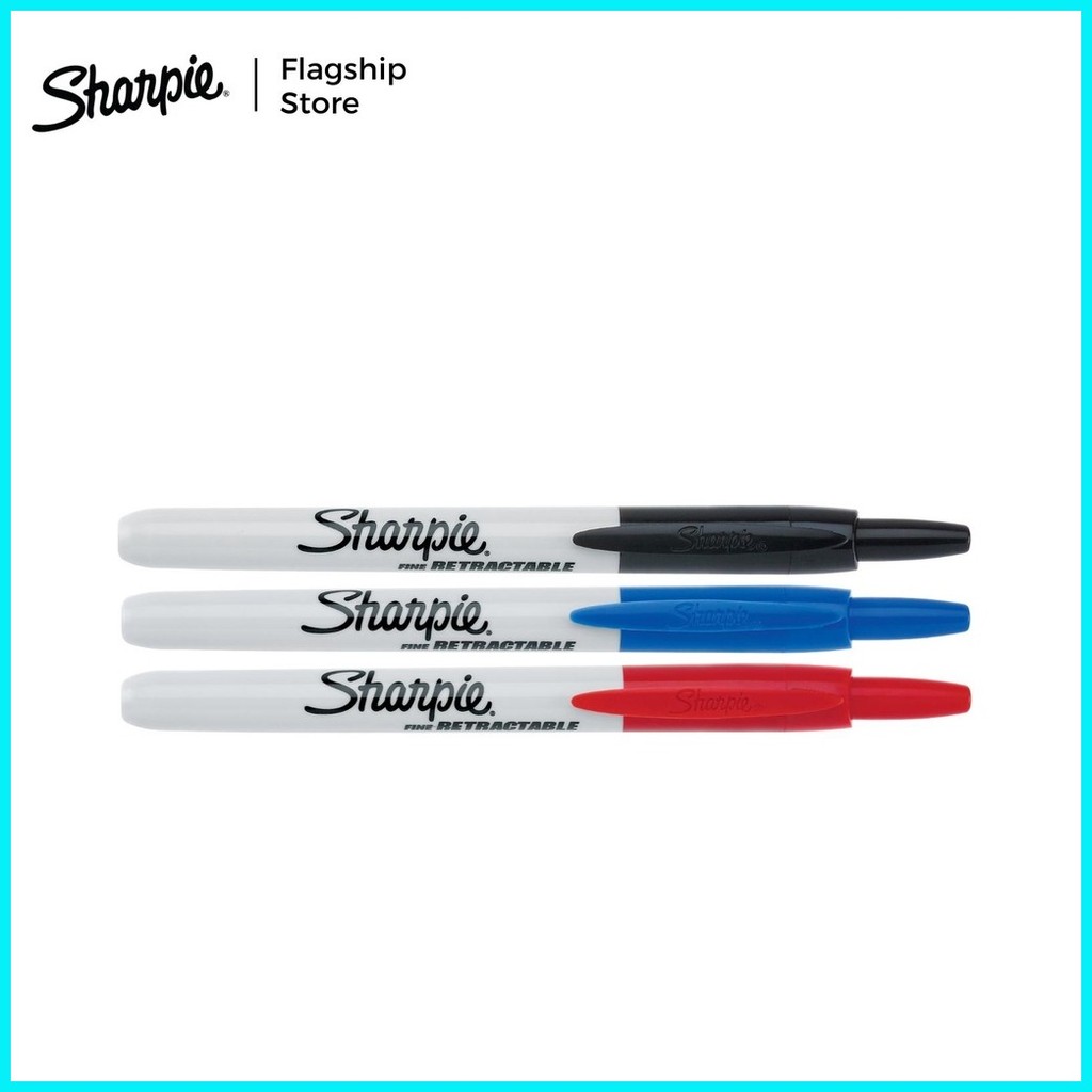 Sharpie Retractable Fine Point Marker 3s | Shopee Philippines