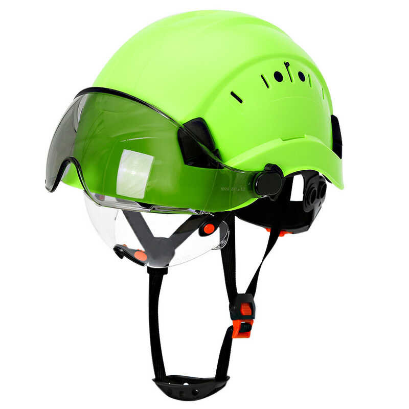Hard hat with built in visor on sale