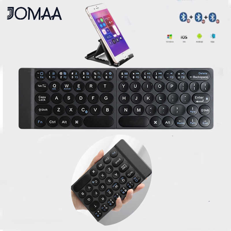 Bluetooth Jomaa Foldable Kompatible Sa Ipad, Android, At Windows Multi