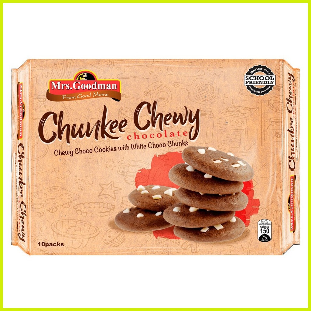 Mrs Goodman Chunkee Chewy Cookies 10pcs 35g Shopee Philippines