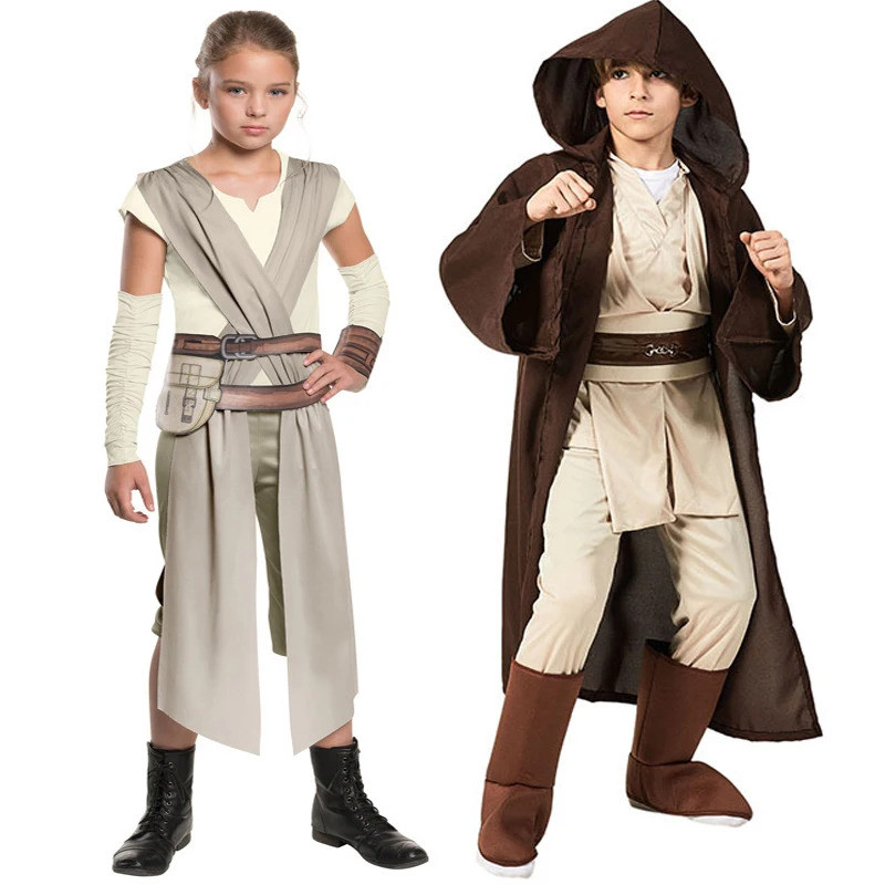 Costume Carnevale Bambina Rey Star Wars The Force Awakens – Taglia 4T - 4