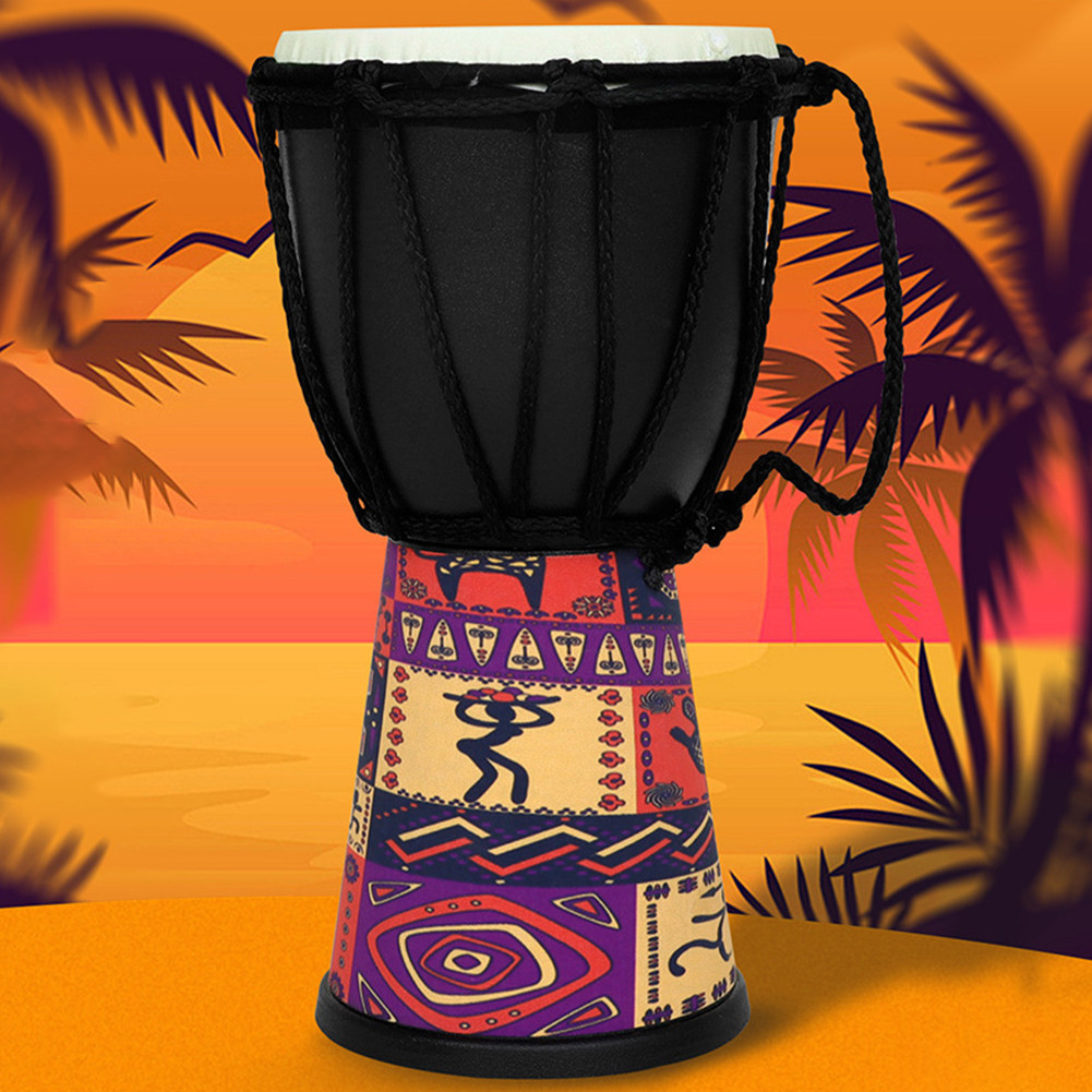 4 In Djembe Professional Hand Drum Handmade Traditional Art Patterns ...