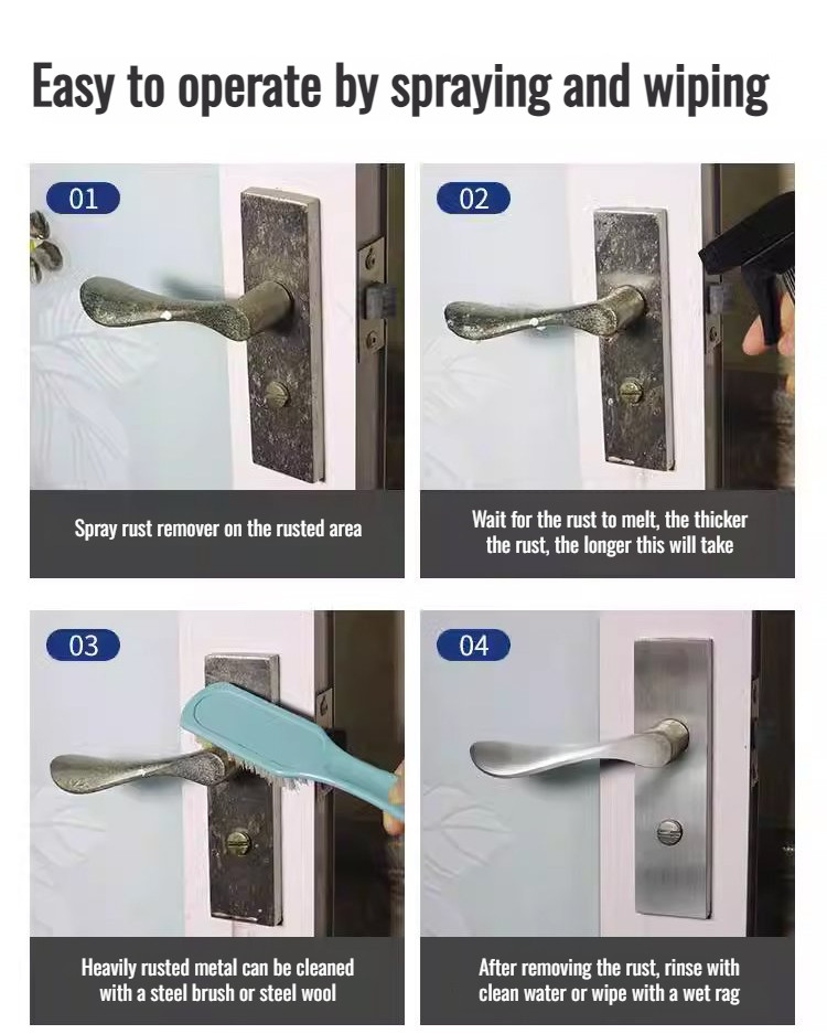 【Quick Rust Removal】Powerful Steel Rust Remover/Japan 500ml Stainless