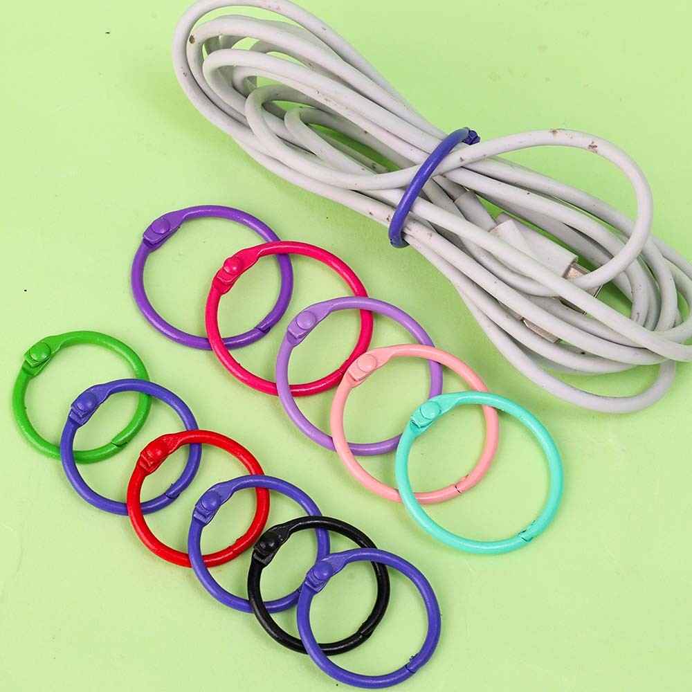 Candy-colored Hoops Keychain Fashion Accessories - Binder Ring 25/30 ...