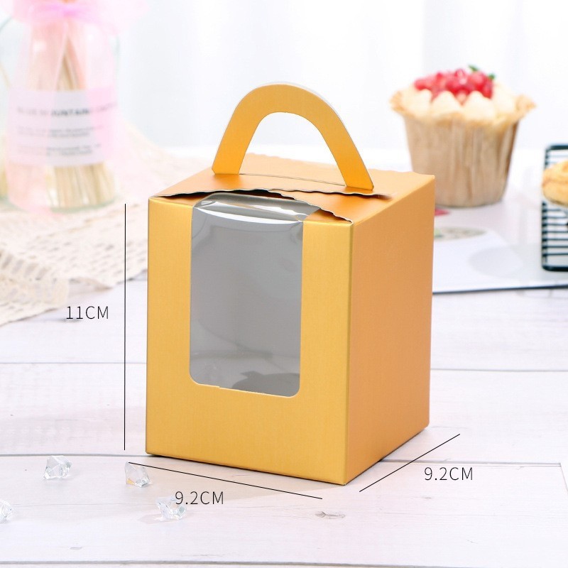 Cookies Boxes Colorful Pastry Box Single Solo Cupcake Box Individual ...