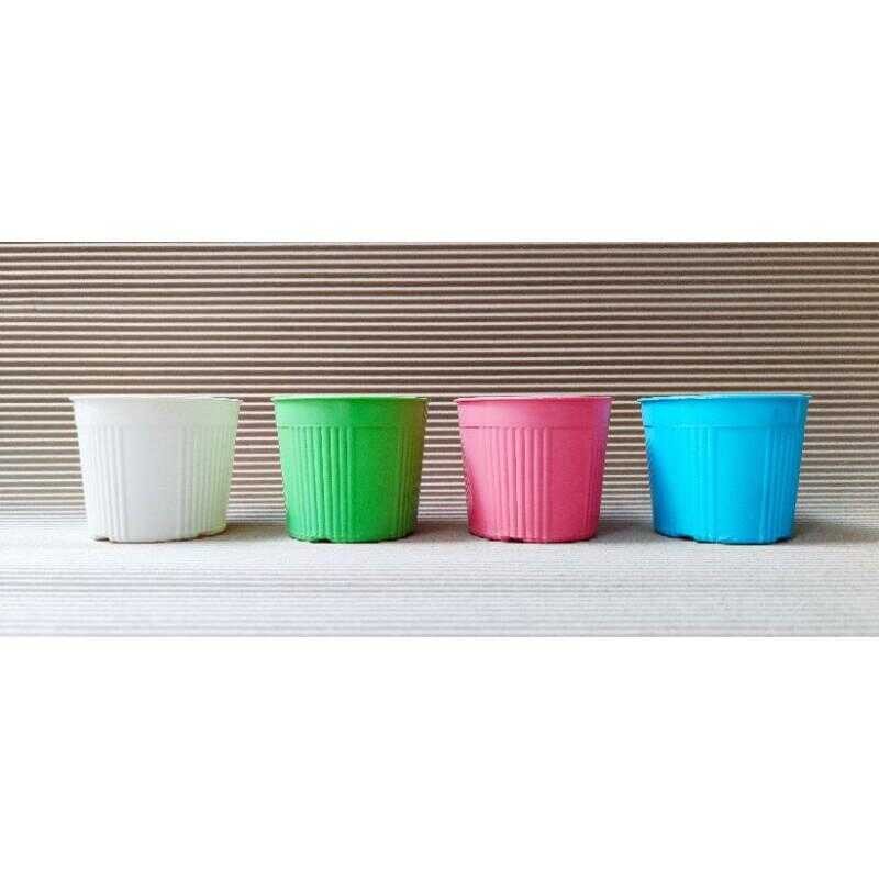 Round Ribbed Pot 3
