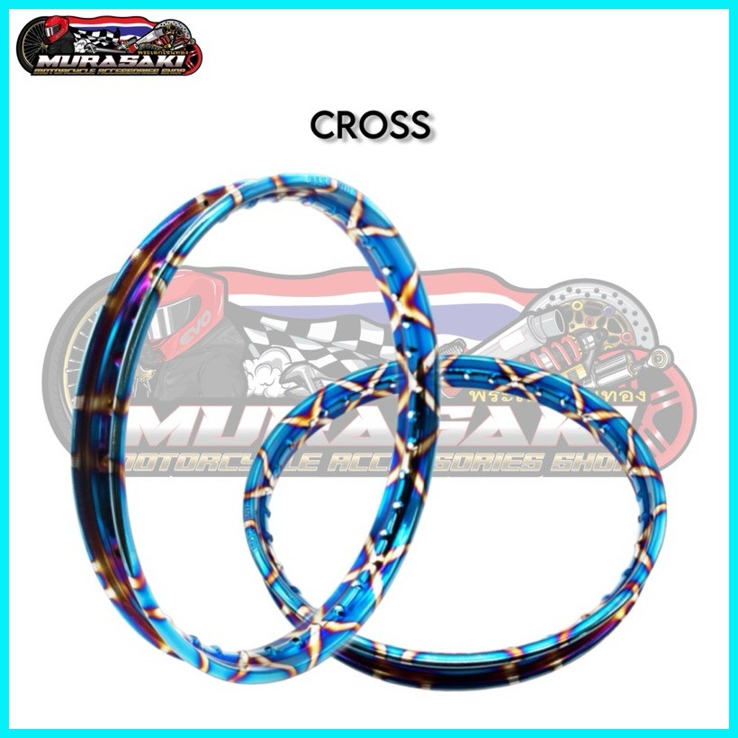 MOTORCYCLE RIM 1PC TITANIUM/CROSS RIM 1.60x17 / 1.40x17 RIM FOR RAIDER ...