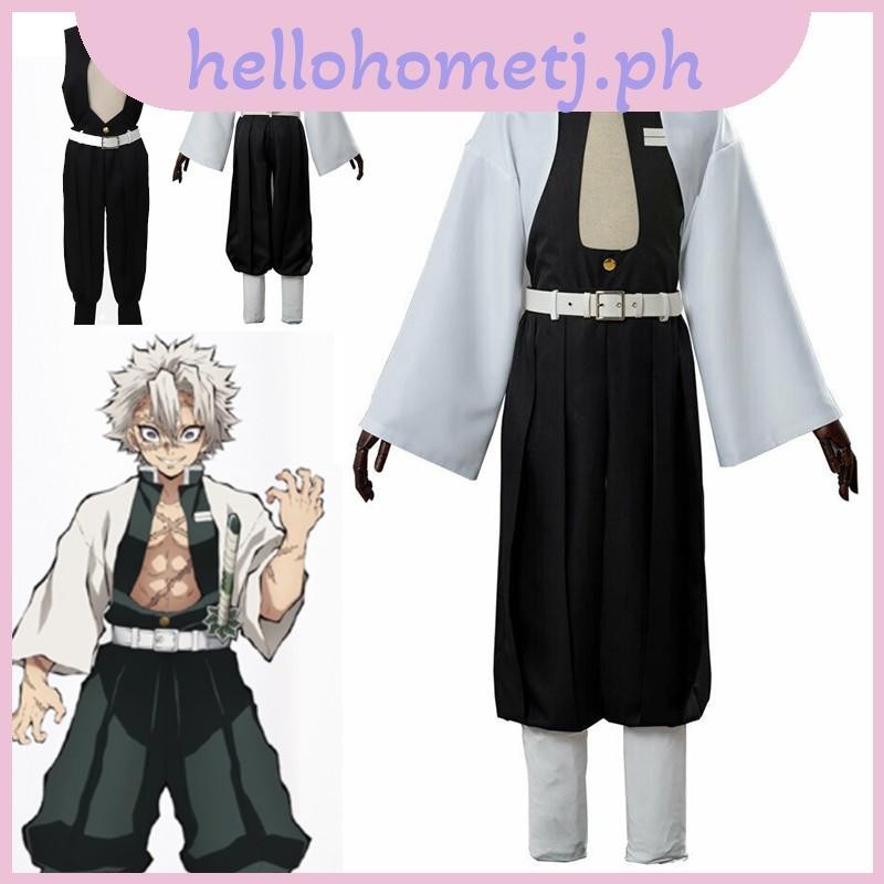 Demon Slayer Kimetsu no Yaiba Wind Pillar Sanemi Shinazugawa Cosplay ...