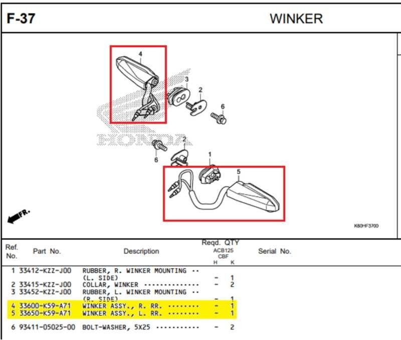 SIGNAL Light/Winker TURN Assembly, HONDA CLICK 125I/150I V2/V3 GC [Unk ...
