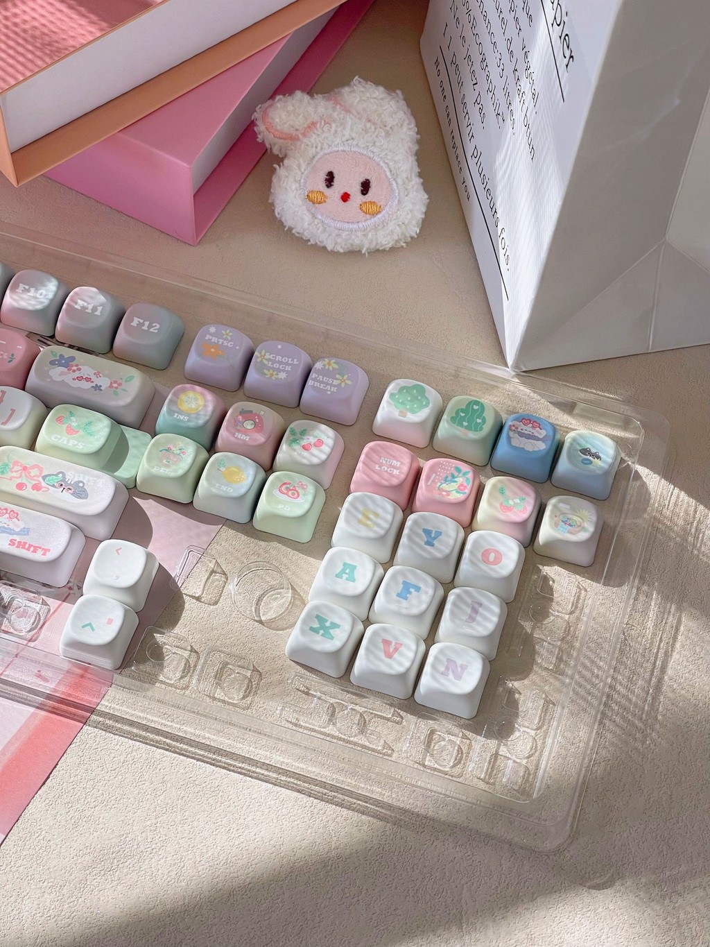Cheese Berry Ice Keycap Cherry Profile PBT Five-sided Dye Sublimation ...