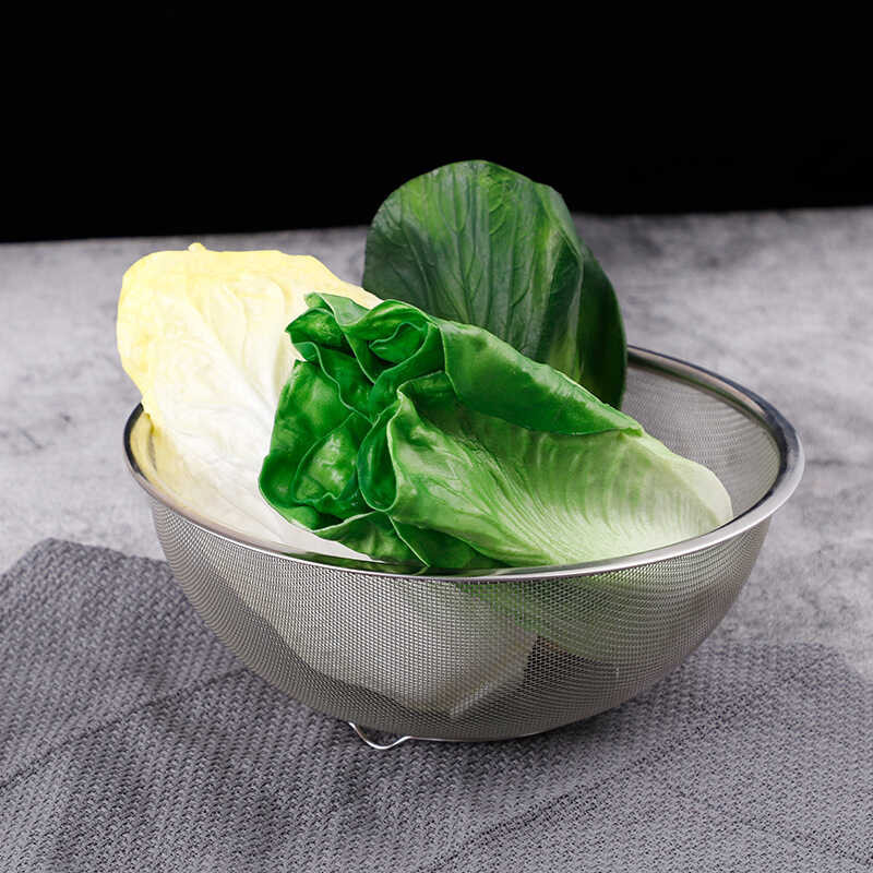 Ng Colander Stainless Steel Washing Rice Basin Drain Storage Basket