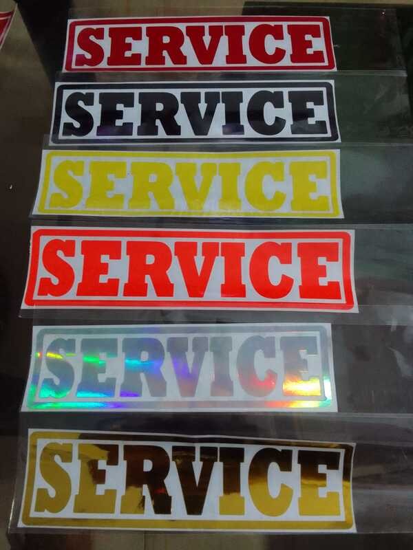 Private/Service CAR REFLECTORIZED EBIKE MOTOR STICKERS ACCESORIES ...