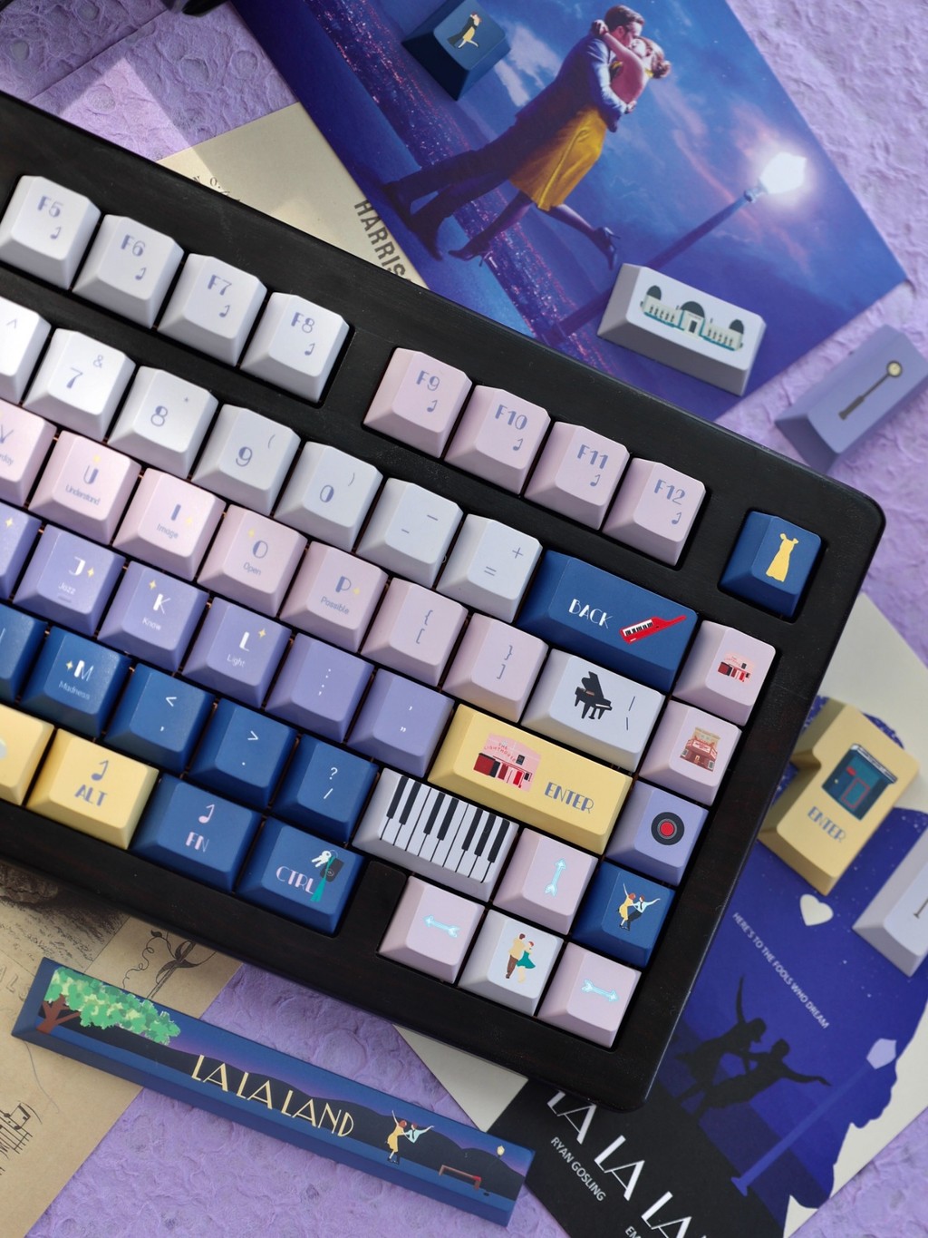 La La Land Keycap Cherry Profile 142 Keys PBT Fivesided Dye