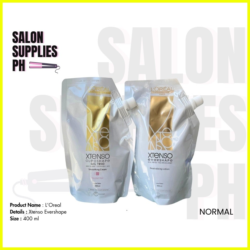 *@ L'Oreal Xtenso Evershape Rebonding 400 ml Set (Free 100 ml Brazilian ...