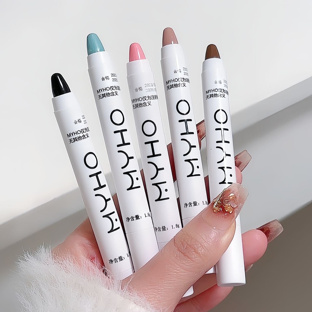 MYHO JUMBO Eye Pen,Multi-use Eye Crayon,Lying Silkworm , Eyehead ...