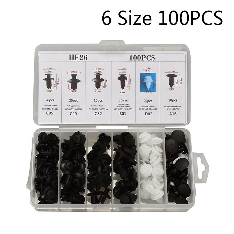 100 car door panel rivet clips Shopee Philippines
