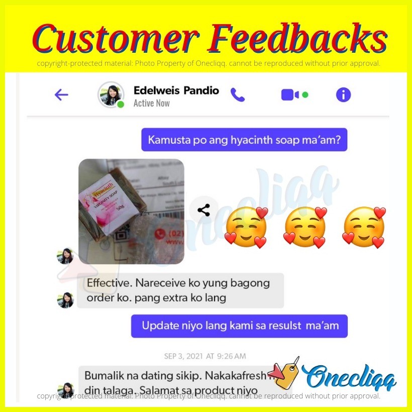 HYACINTH VIRGINITY SOAP Tightens Vagina, Anti bacterial soap, prevent