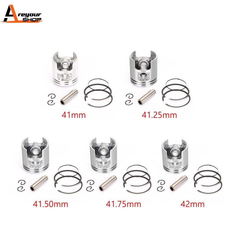 Areyourshop Piston Kit Standard Bore Fit for Suzuki AY50 KATANA AP50 ...