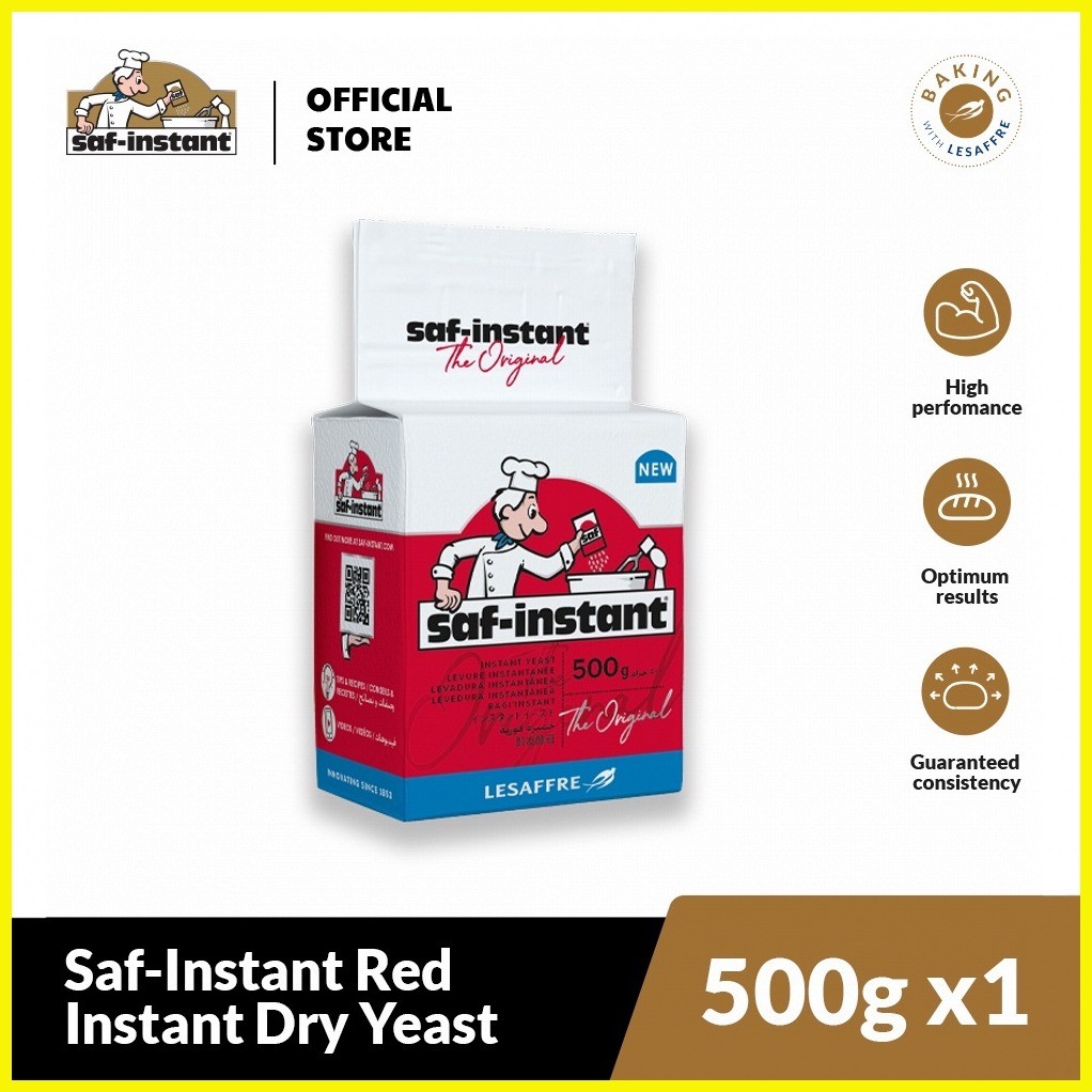 Lesaffre SafInstant Red Instant Dry Yeast 500g Great For Pizza Dough