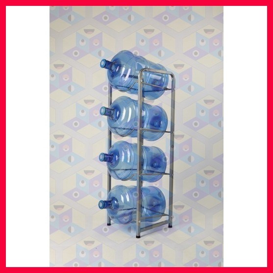 ⭐ Water Gallon Rack 4 Tier / Water Dispenser Rack Organizer / 4 Layer ...