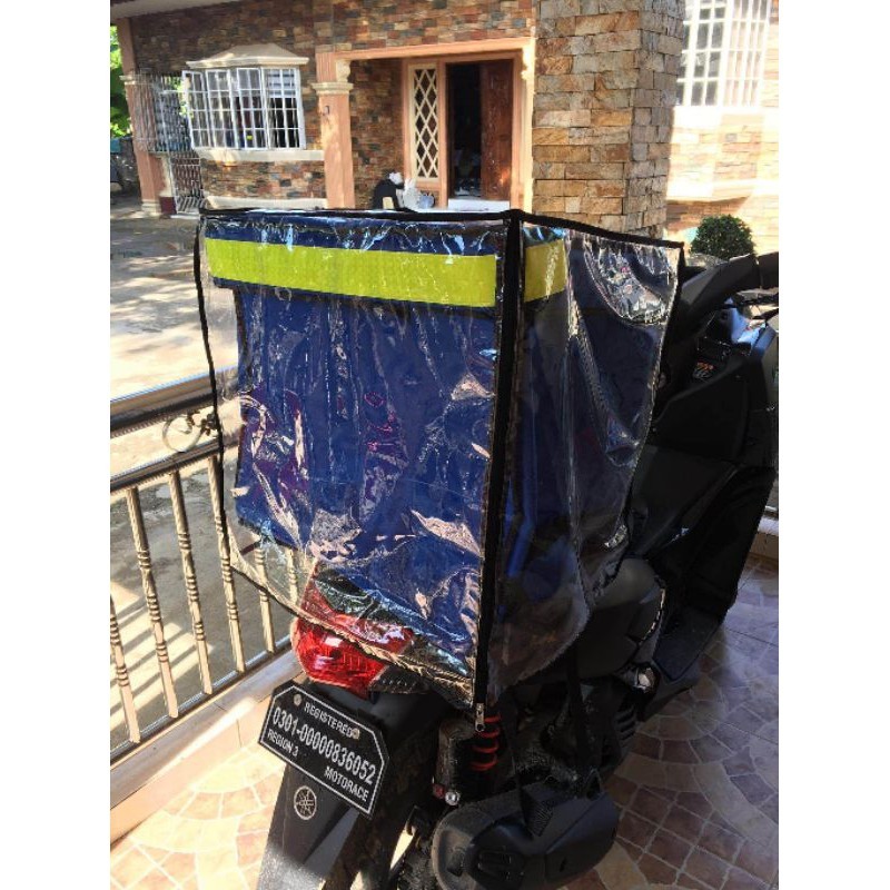 Delivery bag rain cover for all thermal bag 20x16x20 size | Shopee ...